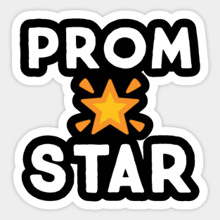 Prom star funny graduation Sticker